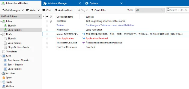 thunderbird-interfejs