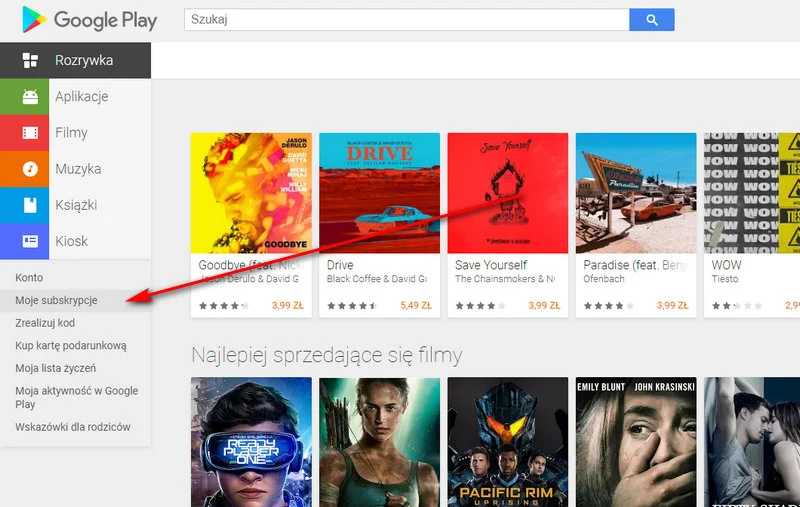 Jak anulowac sub google