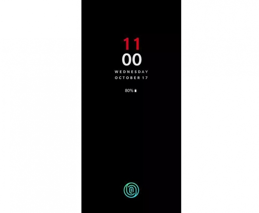OnePlus 6t screen