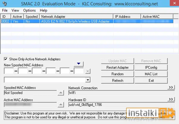 Okladka SMAC MAC Address Changer