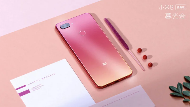 Mi 8 Lite rose
