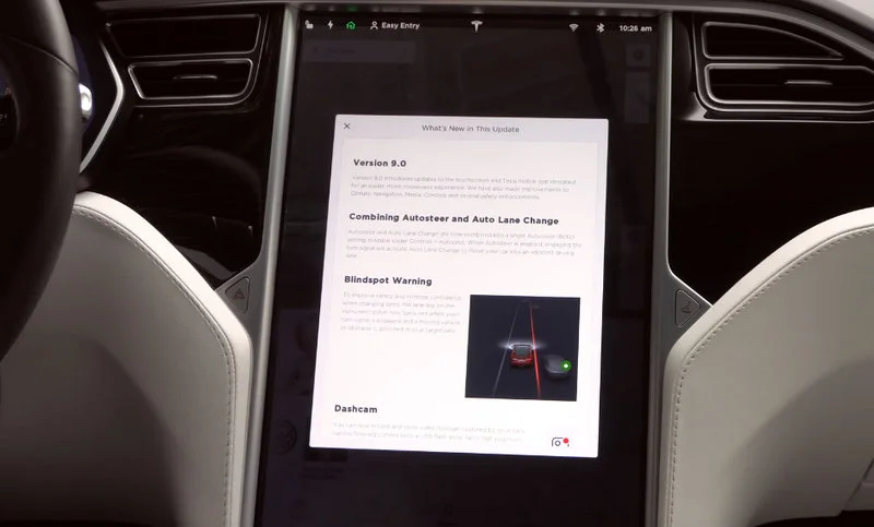 Tesla Software 9