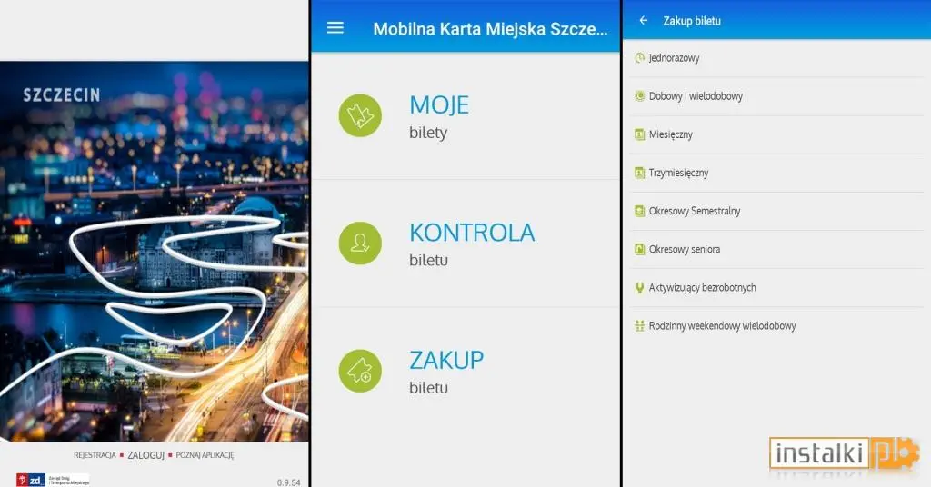 Mobilna Karta Miejska Szczecin