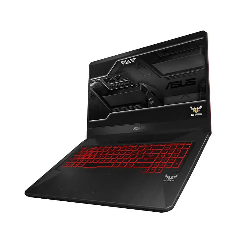 ASUS TUF Gaming FX705GD GE 3D Rendering Photos Red Matter Lighting 4