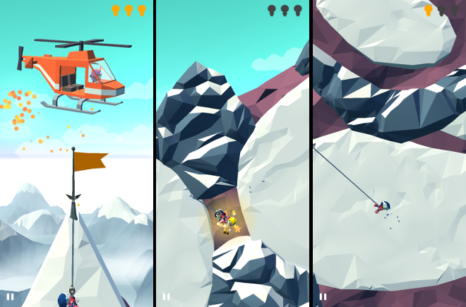 Hang Line: Mountain Climber
