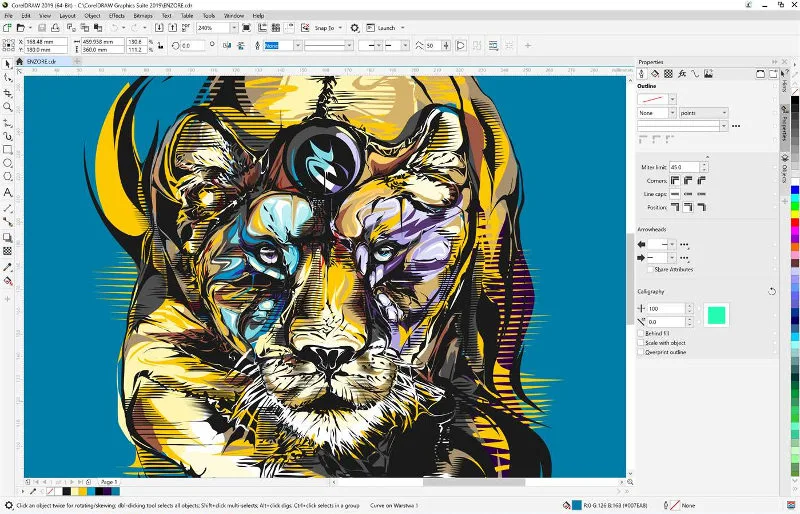 corel draw e 2