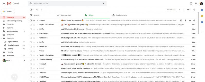 simplify gmail