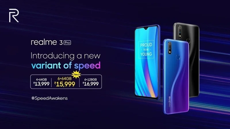 realme 3 pro variants