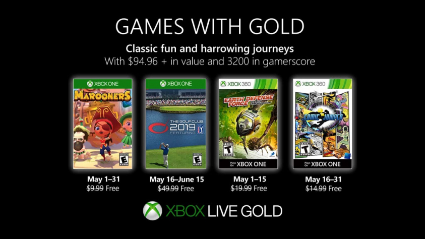 games with gold maj