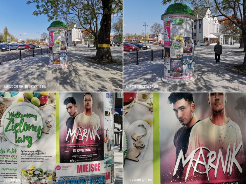 Tryby aparatu P30 Pro mini