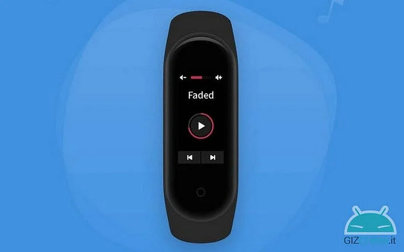Mi Band 4 muzyka