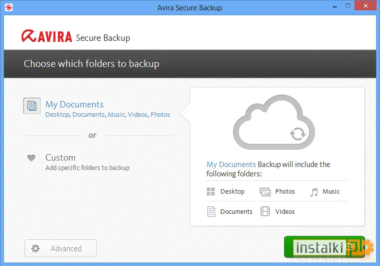 Okladka Avira Secure Backup