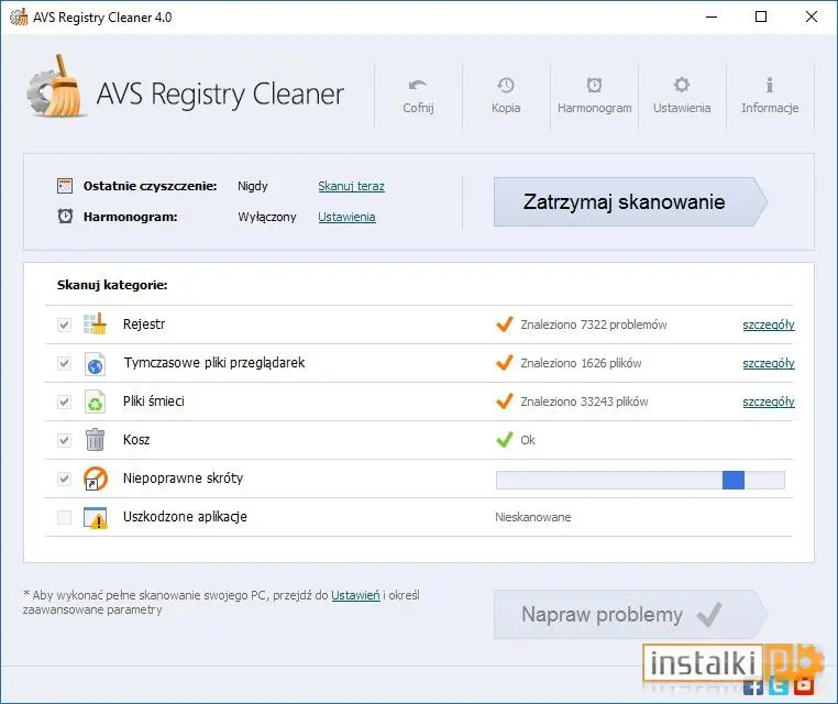 Okladka AVS Registry Cleaner