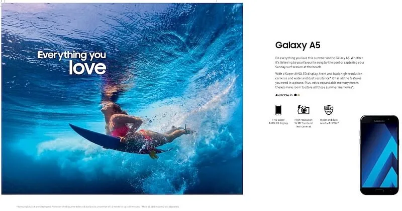 Samsung Galaxy A5 reklama