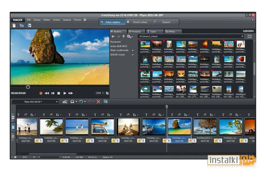 Okladka MAGIX FotoStory na CD & DVD