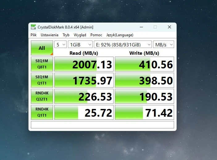ADATA Elite SE880 benchmark 3