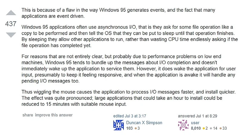 machanie mysza przyspiesza windows
