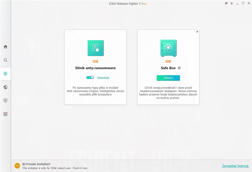 Silnik anty-ransomware i Safe Box