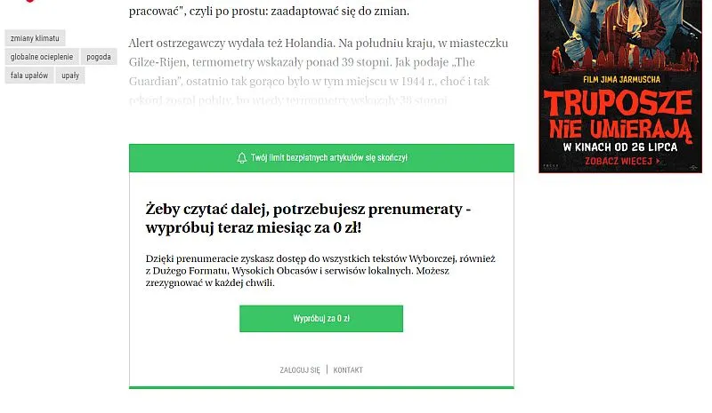 paywall wyborcza