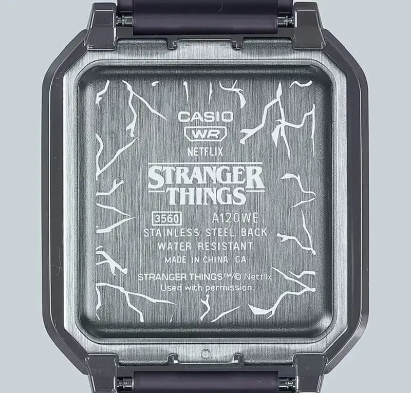 Casio A120WEST tył zegarka