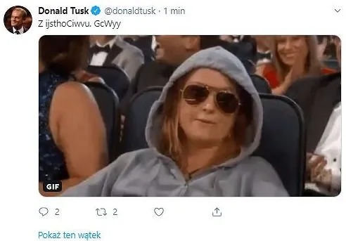 Donald Tusk twitter dziwne wpisy 1