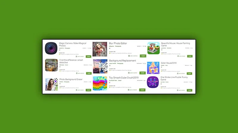 sklep play aplikacje adware 1