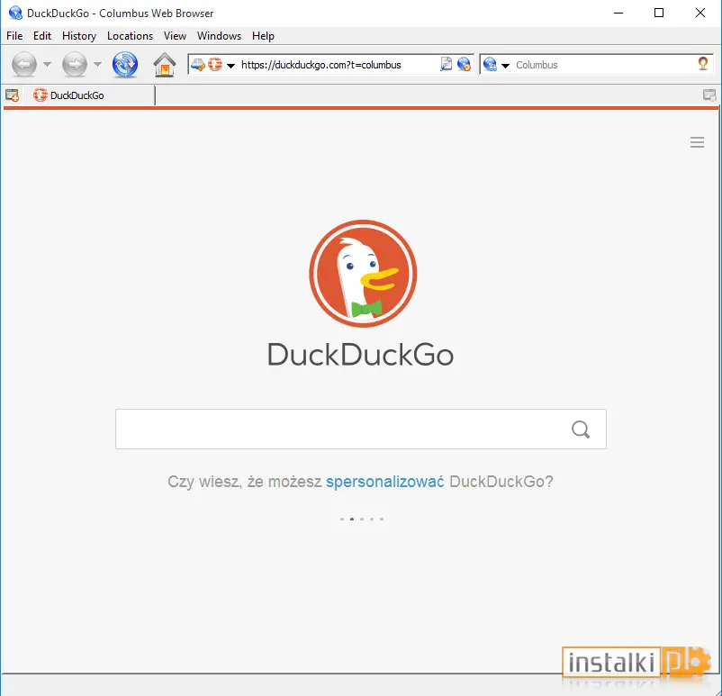 Columbus Web Browser 1.6.0.0 - Windows - download - instalki.pl