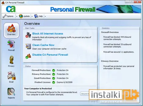 CA Personal Firewall 2009