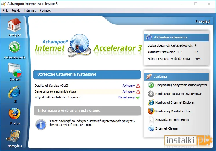 Okladka Ashampoo Internet Accelerator Free