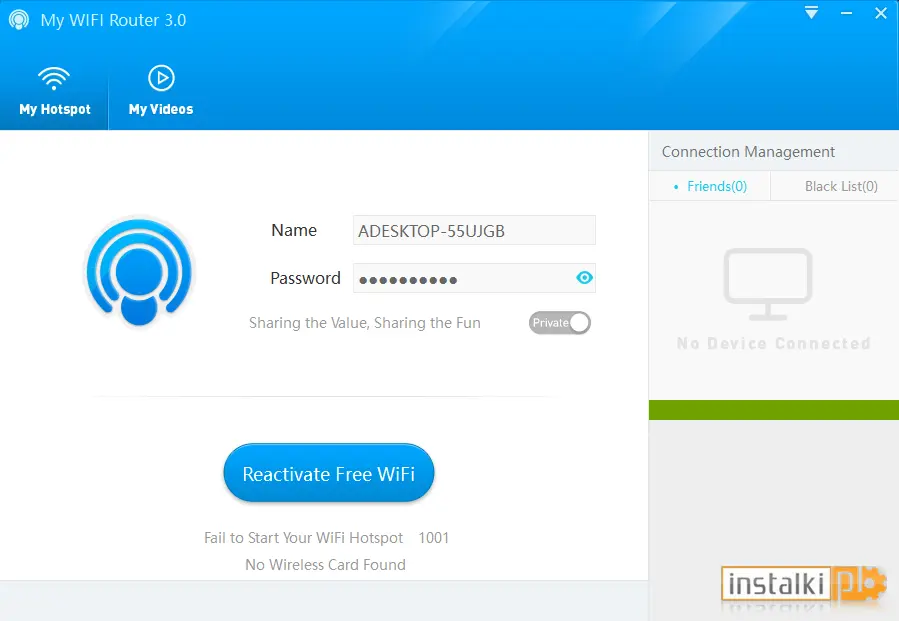 Okladka My WIFI Router