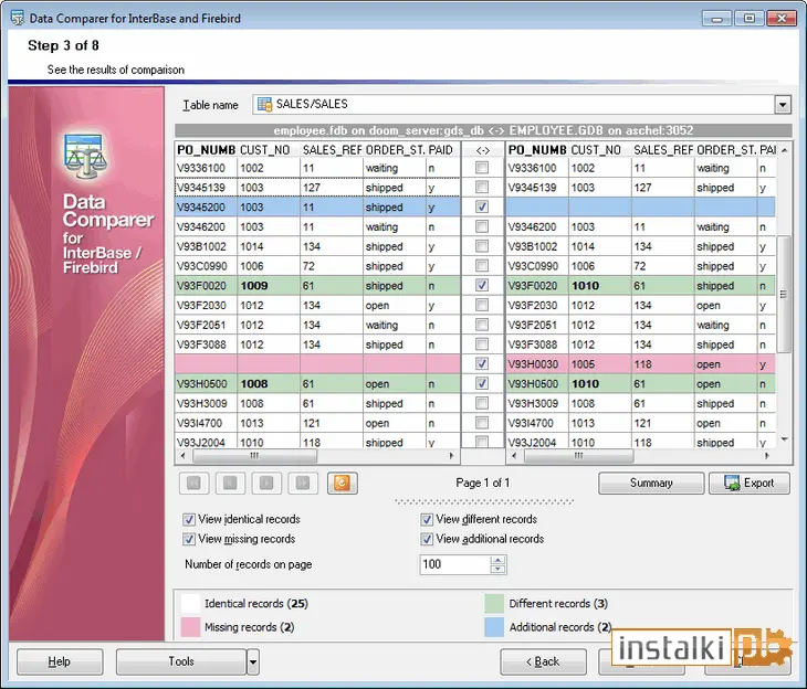 Okladka EMS Data Comparer for InterBase/Firebird