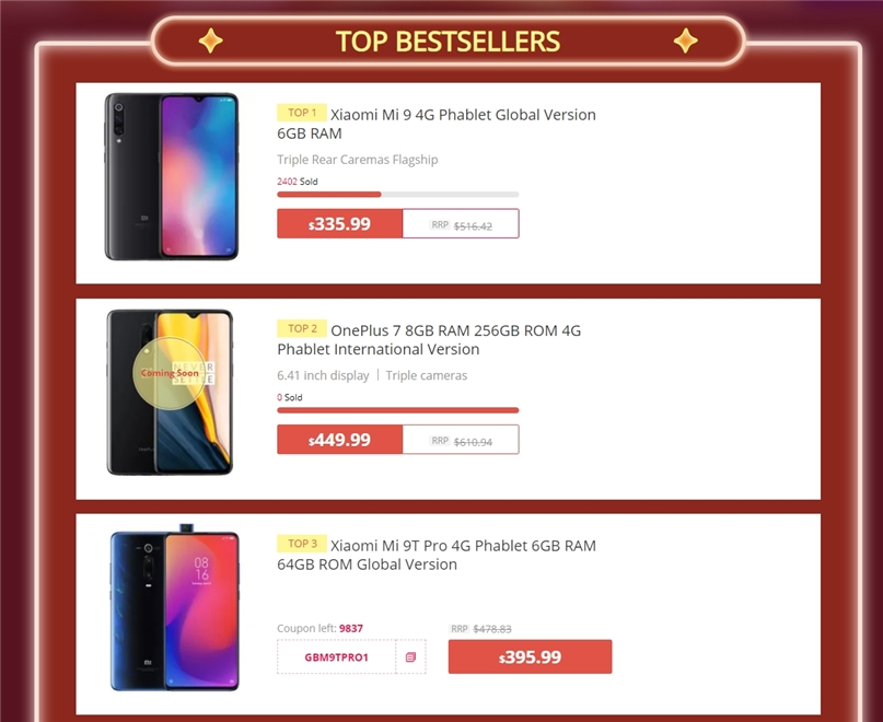 Bestsellery GearBest