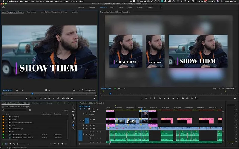 auto reframe premiere pro 2