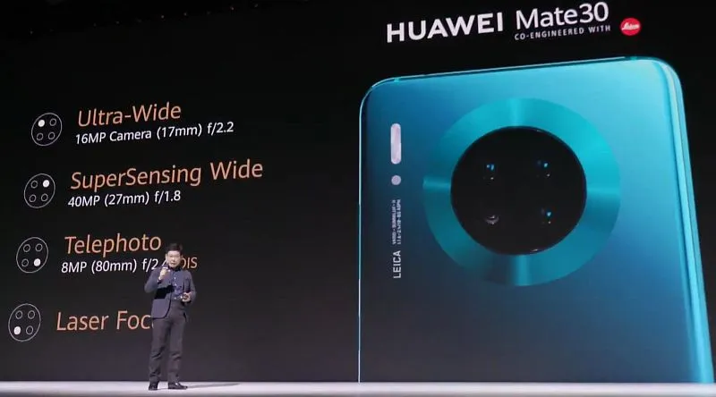 Huawei mate 30 aparaty