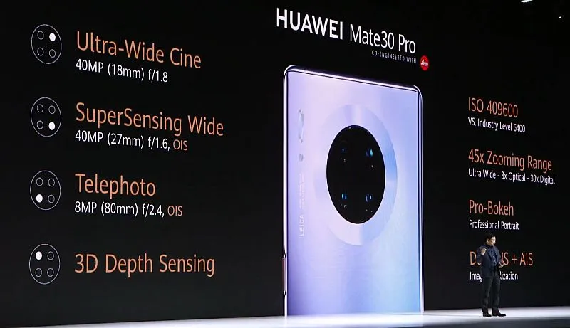 Huawei mate 30 pro aparaty