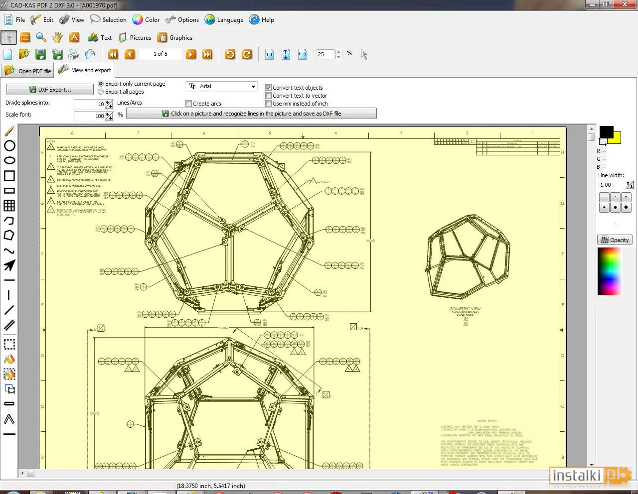 Okladka PDF 2 DXF