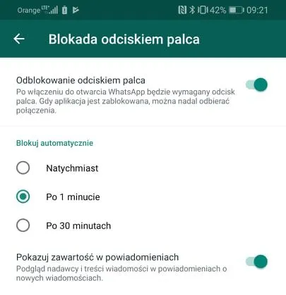 WhatsApp odcisk 2a