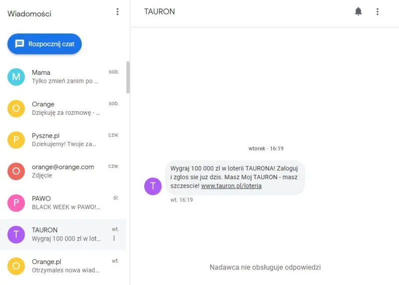 wiadomosci w przegladarce 2