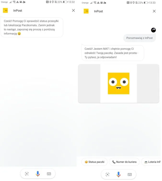 paczkomaty inpost asystent google