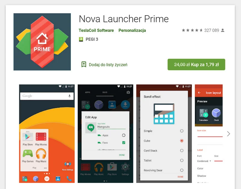 Nova Launcher Prime w promocji