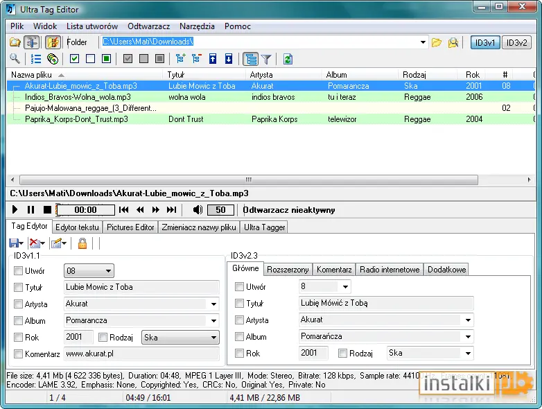 Okladka Ultra Tag Editor