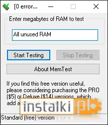 Okladka MemTest