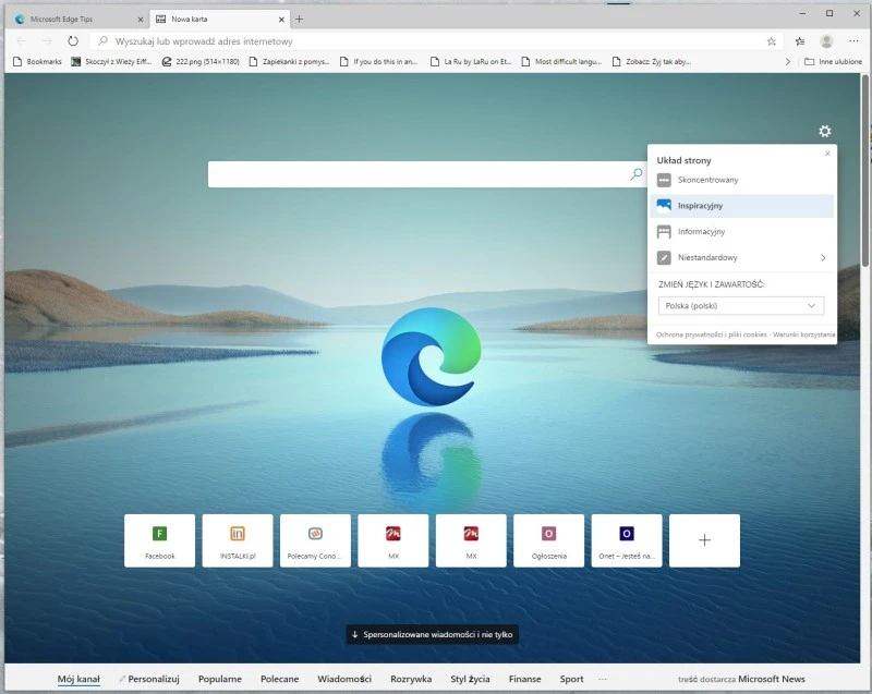 Nowy Microsoft Edge 2