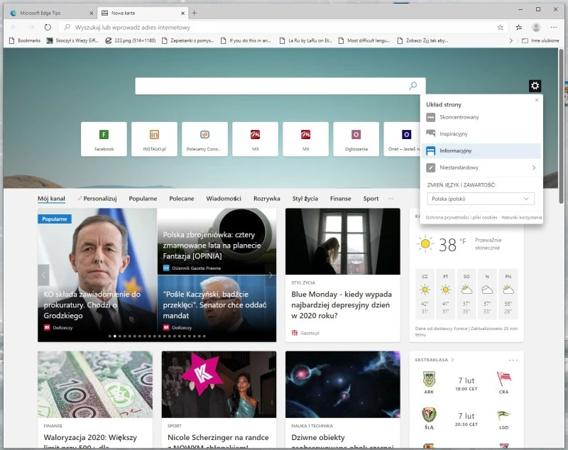 Nowy Microsoft Edge 3