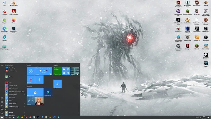 windows 10 interfejs
