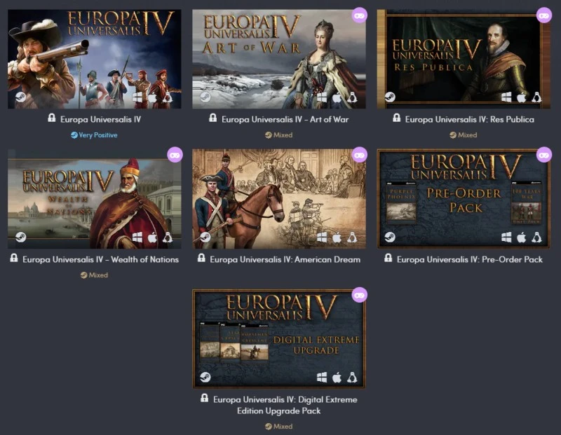europa universalis iv steam humble bundle