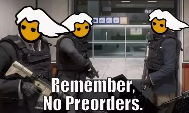 no preorders
