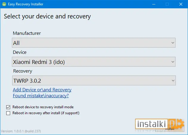 Easy Recovery Installer