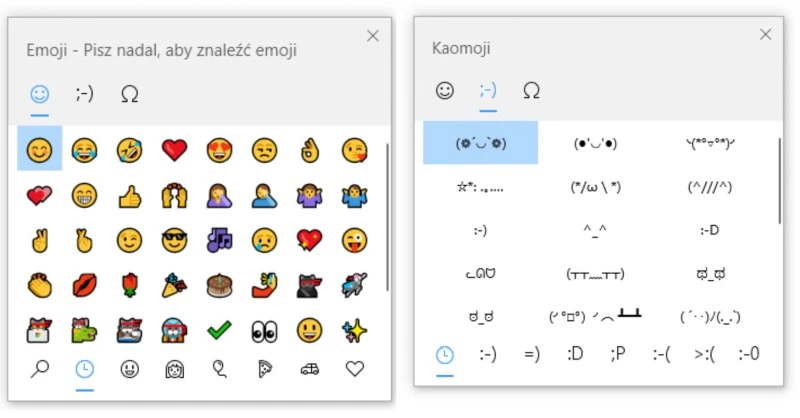 emoji windows 10