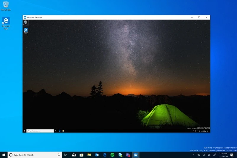 windows 10 sandbox